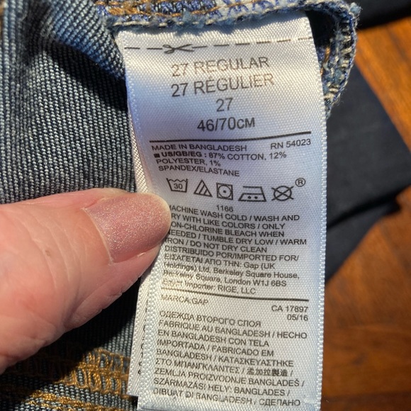 Gap 1969 27R True Skinny Super High Rise Ladies Jeans Size 27.  New! No tags! - Picture 7 of 9